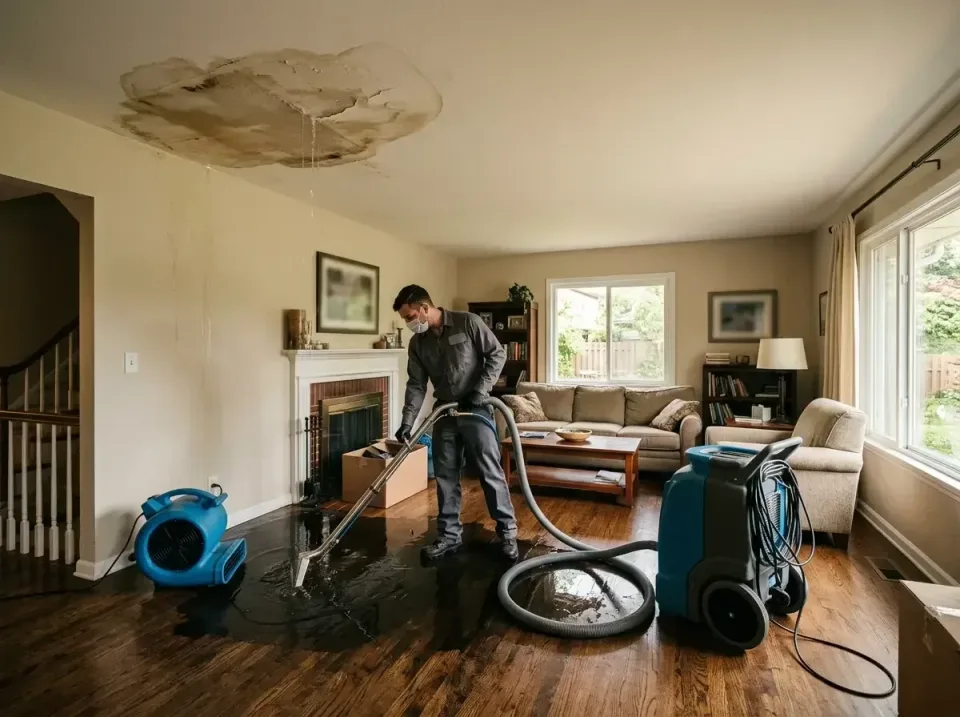 attic-pipe-burst-ceiling-drip-008 — frequently asked questions, Water Damage Restoration & Carpet Care in Salem, MO